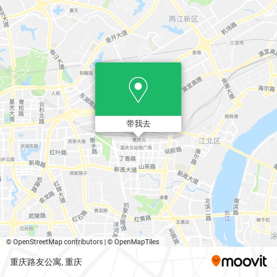 重庆路友公寓地图
