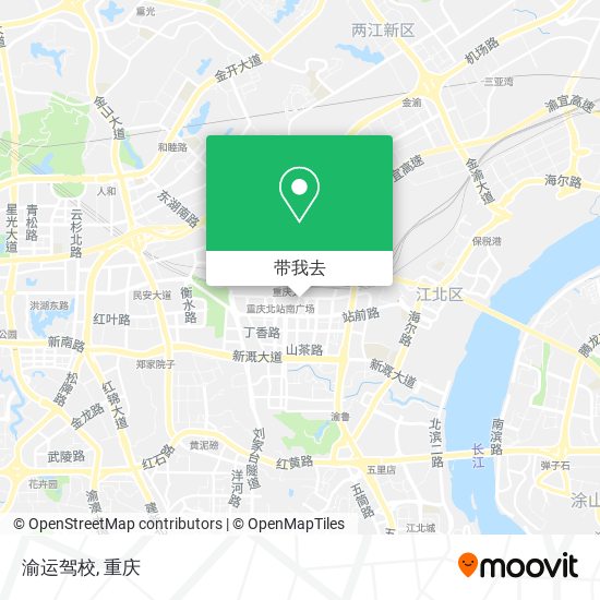 渝运驾校地图
