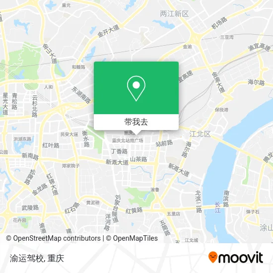 渝运驾校地图