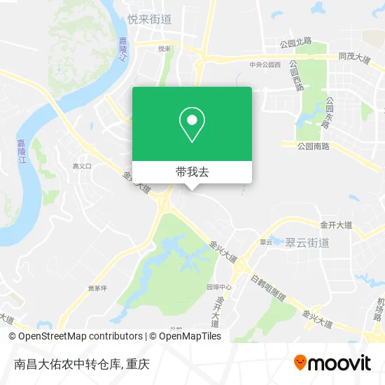 南昌大佑农中转仓库地图