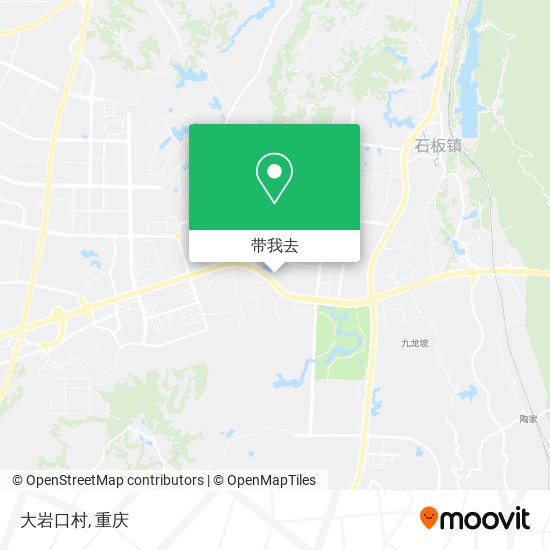 大岩口村地图