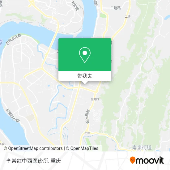 李崇红中西医诊所地图