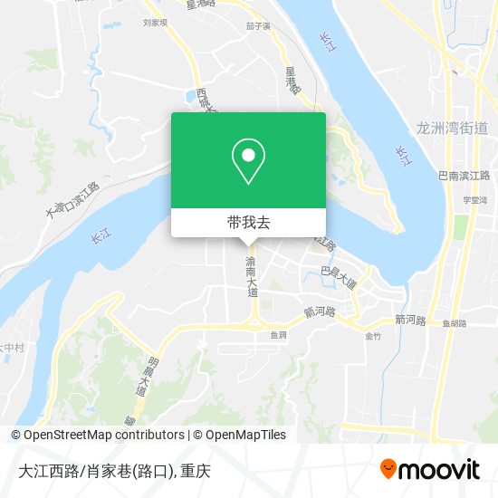 大江西路/肖家巷(路口)地图