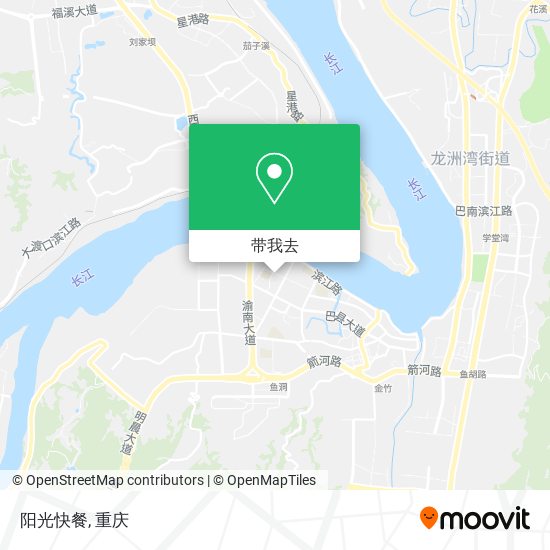 阳光快餐地图