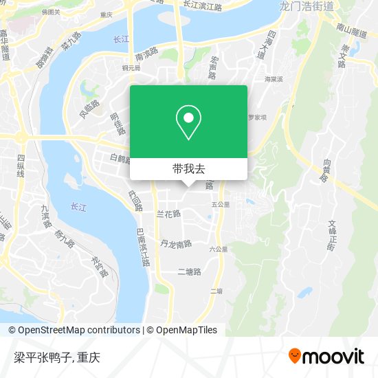 梁平张鸭子地图