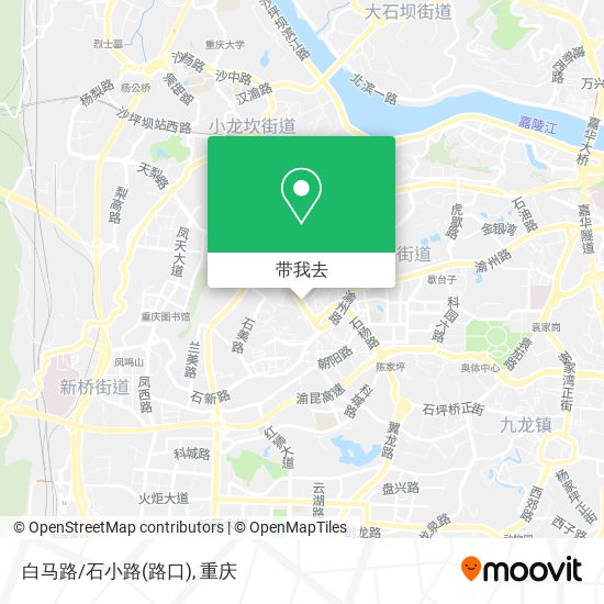 白马路/石小路(路口)地图