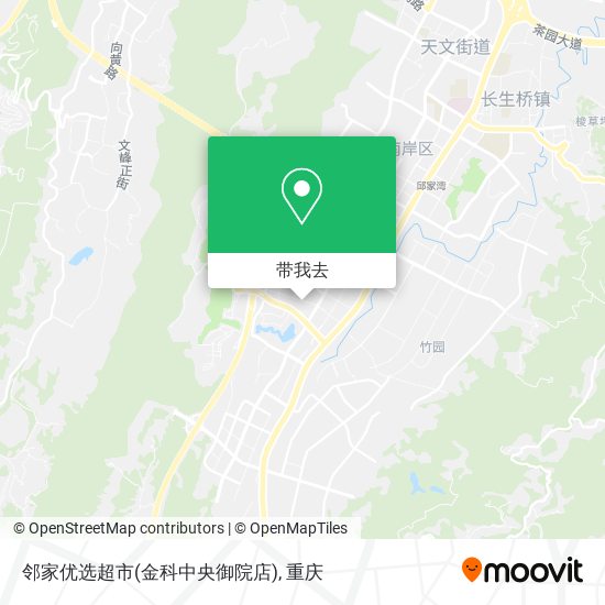 邻家优选超市(金科中央御院店)地图