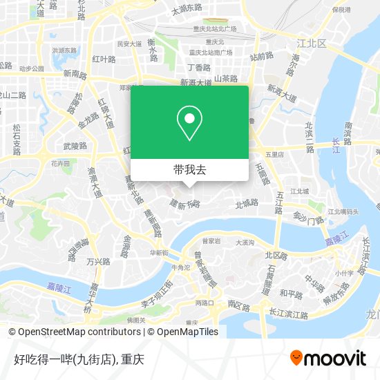好吃得一哔(九街店)地图