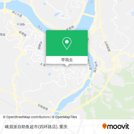 峨眉派自助鱼超市(四环路店)地图