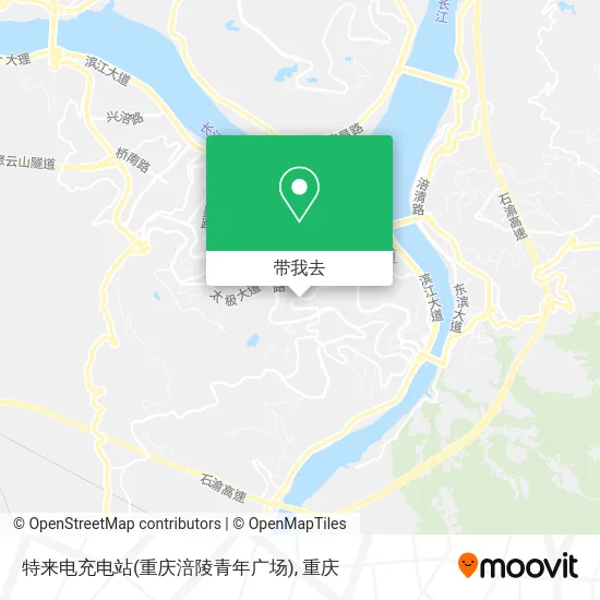 特来电充电站(重庆涪陵青年广场)地图