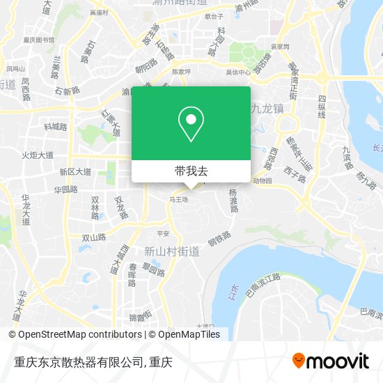 重庆东京散热器有限公司地图