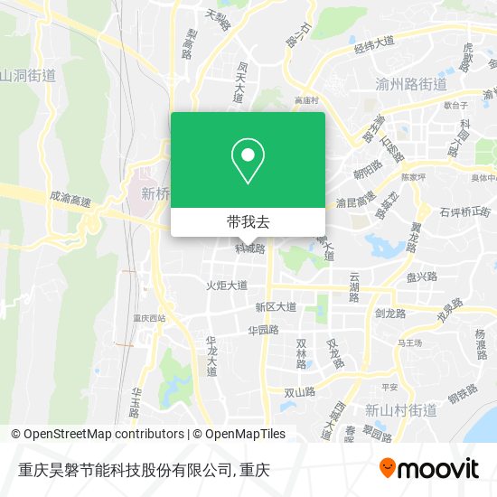 重庆昊磐节能科技股份有限公司地图