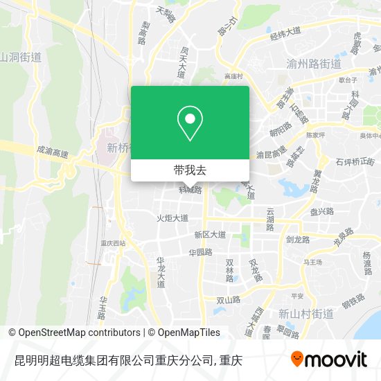 昆明明超电缆集团有限公司重庆分公司地图