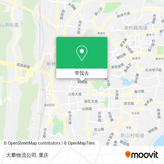 大攀物流公司地图