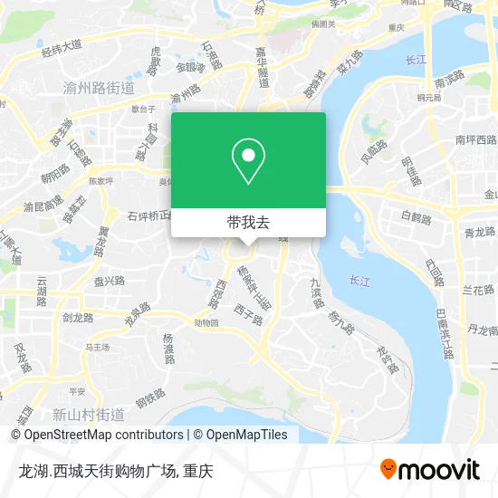 龙湖.西城天街购物广场地图
