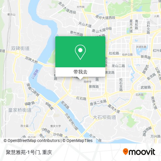 聚慧雅苑-1号门地图