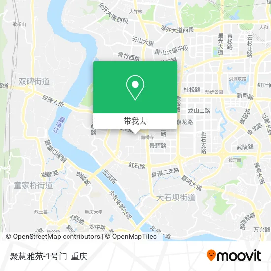 聚慧雅苑-1号门地图