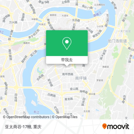 亚太商谷-17幢地图