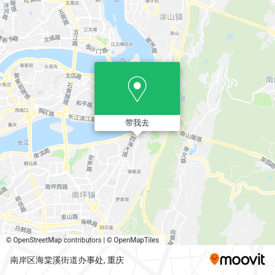 南岸区海棠溪街道办事处地图