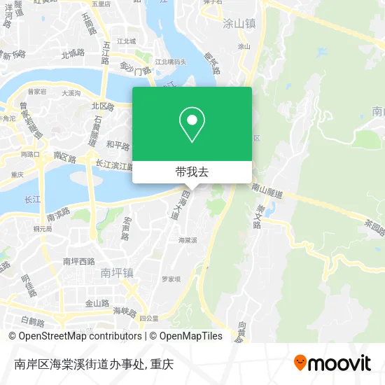 南岸区海棠溪街道办事处地图