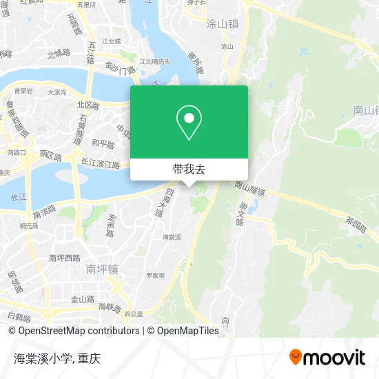 海棠溪小学地图
