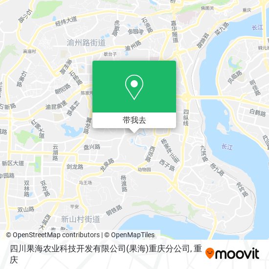 四川果海农业科技开发有限公司(果海)重庆分公司地图