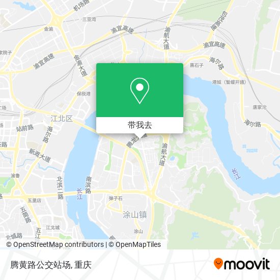 腾黄路公交站场地图