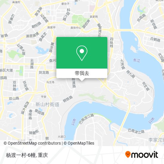 杨渡一村-6幢地图