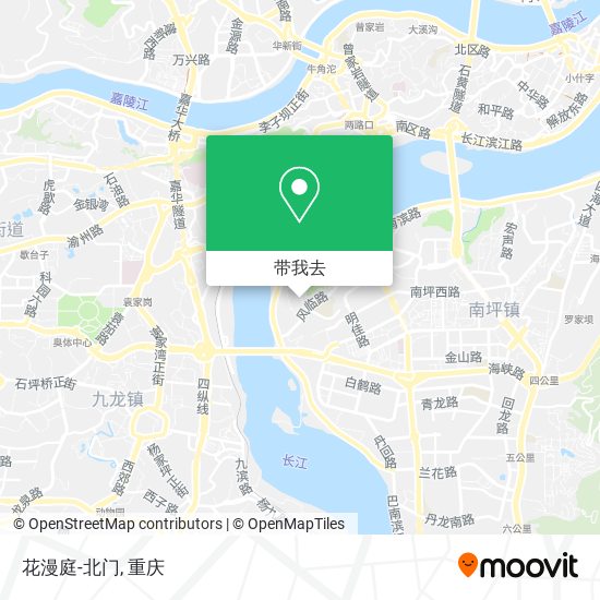 花漫庭-北门地图