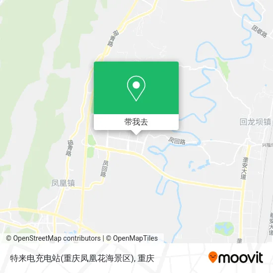 特来电充电站(重庆凤凰花海景区)地图
