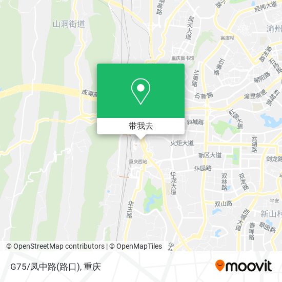 G75/凤中路(路口)地图