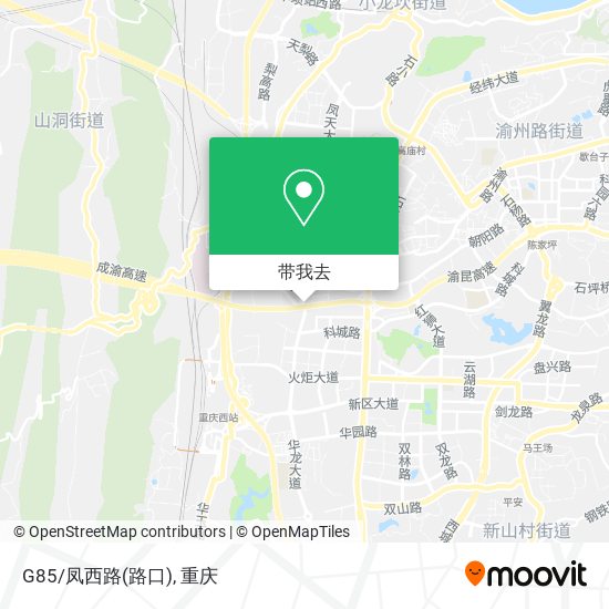G85/凤西路(路口)地图