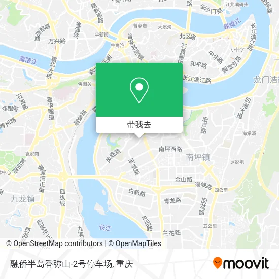 融侨半岛香弥山-2号停车场地图