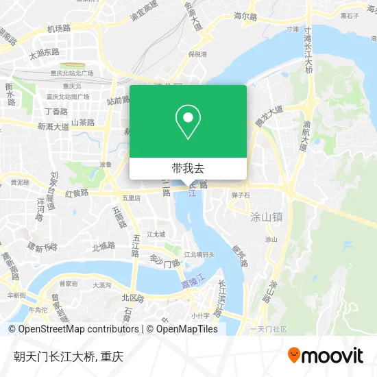 朝天门长江大桥地图