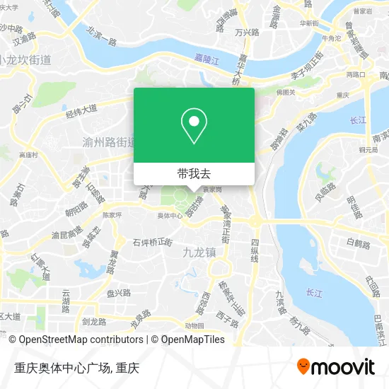 重庆奥体中心广场地图