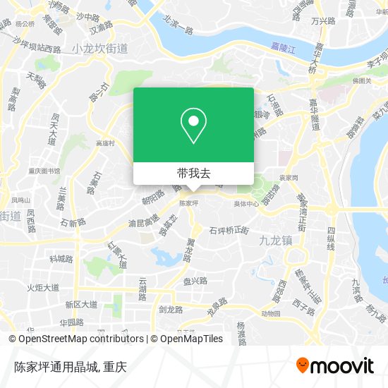 陈家坪通用晶城地图