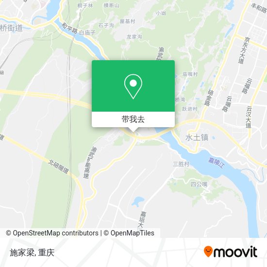 施家梁地图