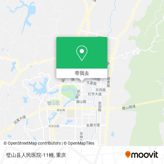 璧山县人民医院-11幢地图