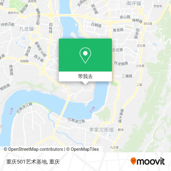 重庆501艺术基地地图
