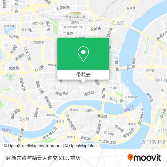 建新东路与融景大道交叉口地图