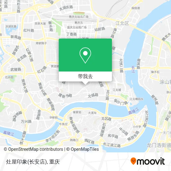 灶屋印象(长安店)地图