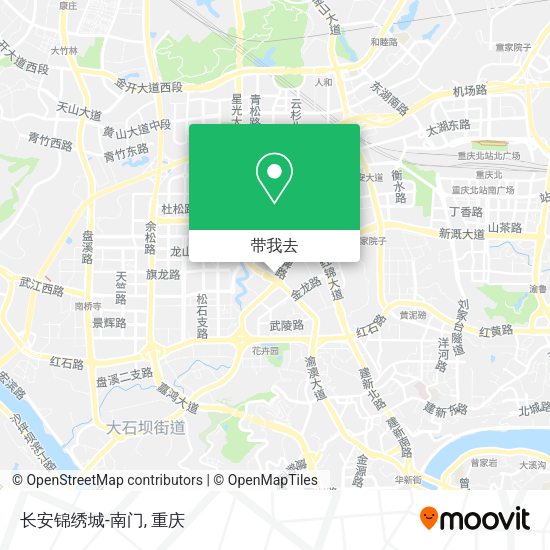 长安锦绣城-南门地图