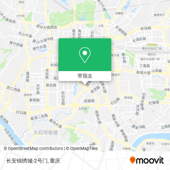 长安锦绣城-2号门地图