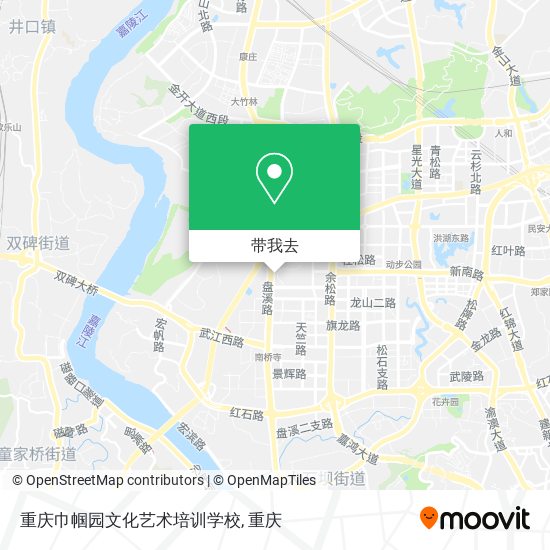 重庆巾帼园文化艺术培训学校地图