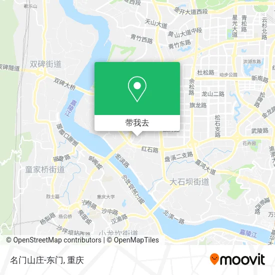 名门山庄-东门地图