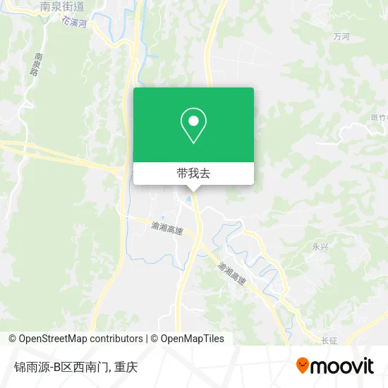 锦雨源-B区西南门地图