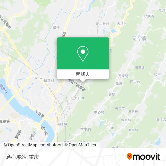 磨心坡站地图