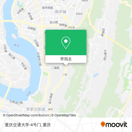 重庆交通大学-4号门地图