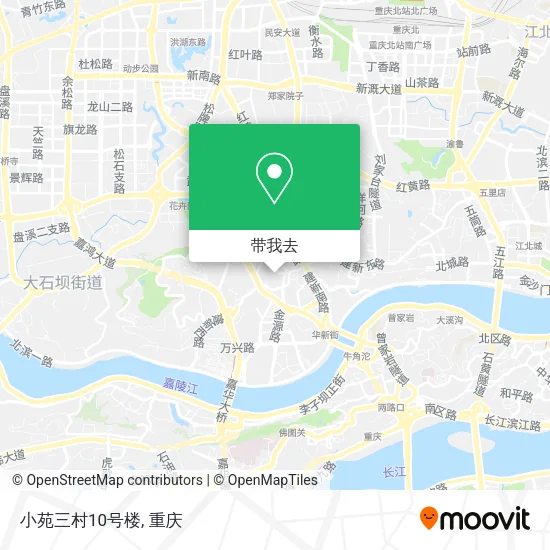 小苑三村10号楼地图