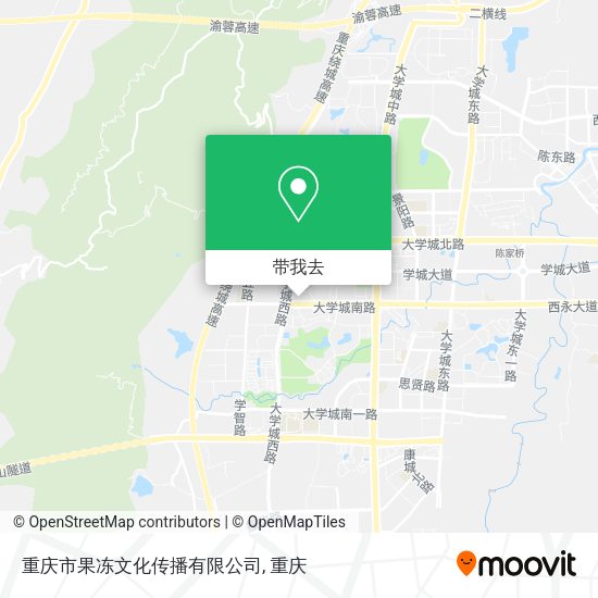 重庆市果冻文化传播有限公司地图
